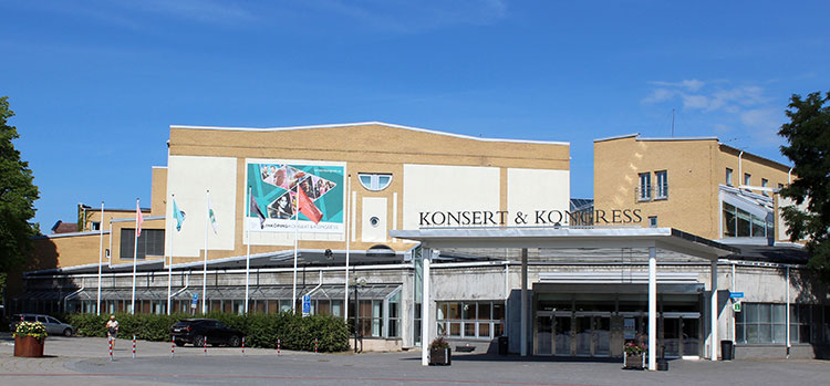 utanför arenan konsert och kongress