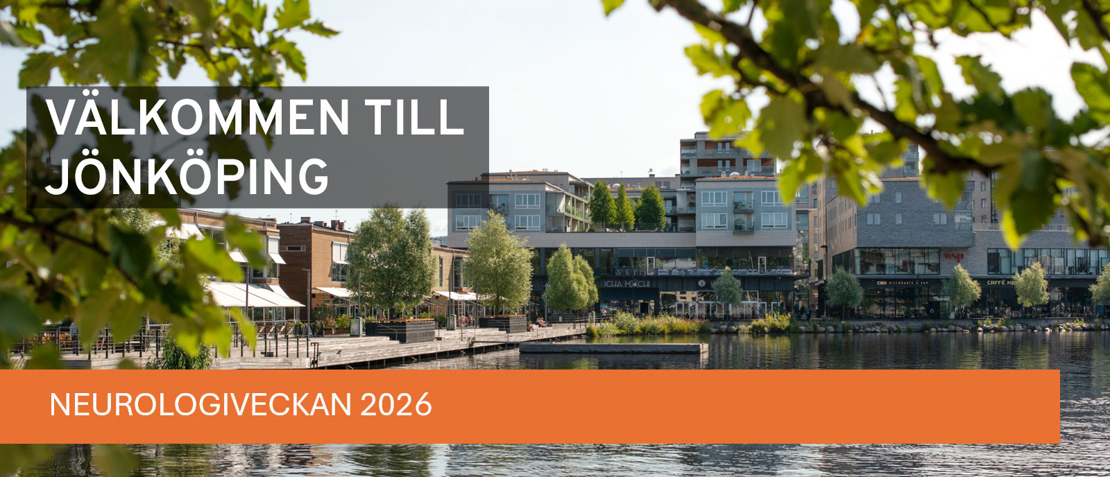 Jönköping, City, Munksjön, Butiker, Restauranger, Bryggan, Sommar, somrig